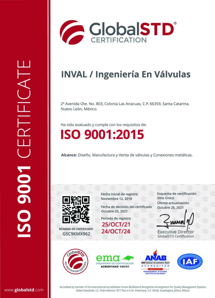 Certificaciones INVAL